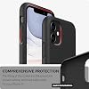 Compatible with URUCHI iPhone 11 Case 6.1, Thin Liquid Silicone 3 Layer Fully Coated Soft Gel Rubber Case Cover 6.1 inch, Black