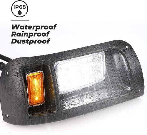 Miniatura 6 de KEMIMOTO Kit de luces LED DS compatible con modelos más nuevos de Club Car DS 1993, kit de luces traseras LED para carrito de golf, para modelos