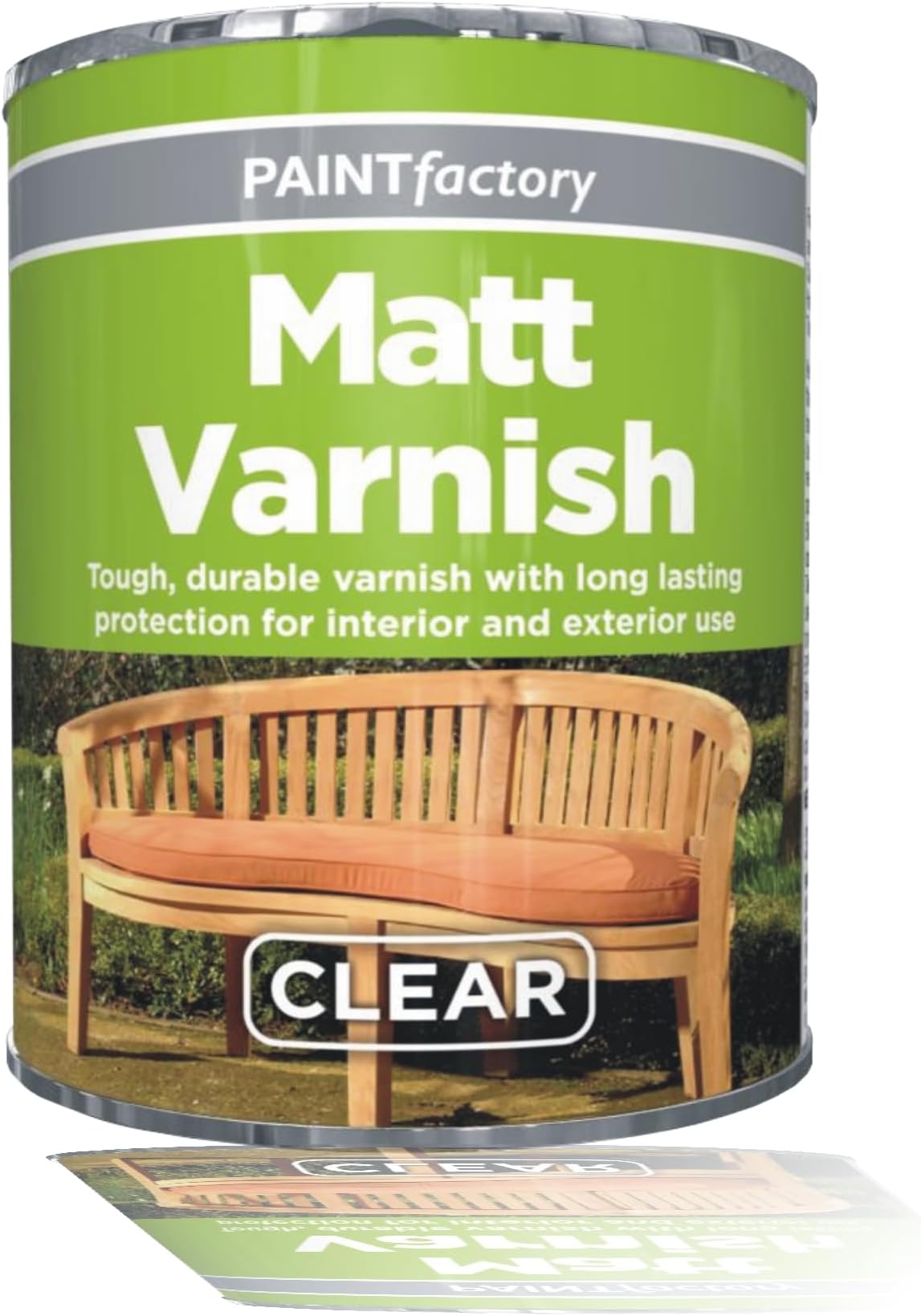 Varnish for Wood 300ML - MATT Finish Wood Metal Concrete Interior Exterior Wood Clear Varnish