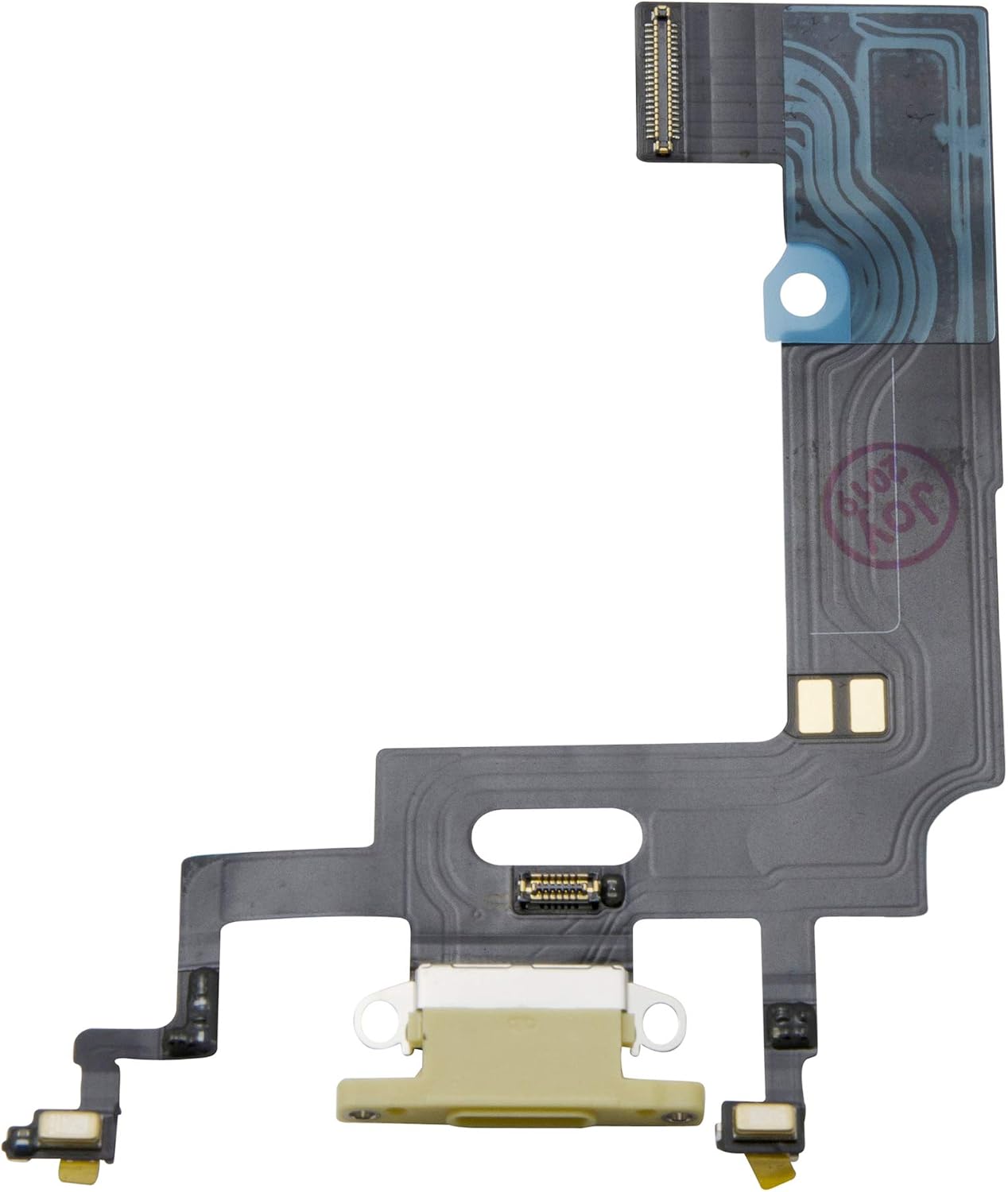 Best Shopper - Replacement Charging Port Flex Compatible with Apple iPhone XR - Yellow