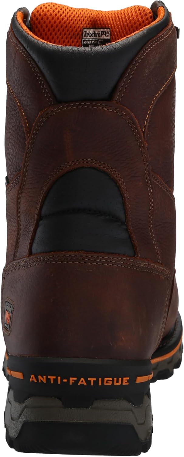 Timberland PRO Men's Boondock 8 Inch Composite Safety Toe Insulated Waterproof Industrial Work Boot, Brown-2024 NEW, 14W - Image 3