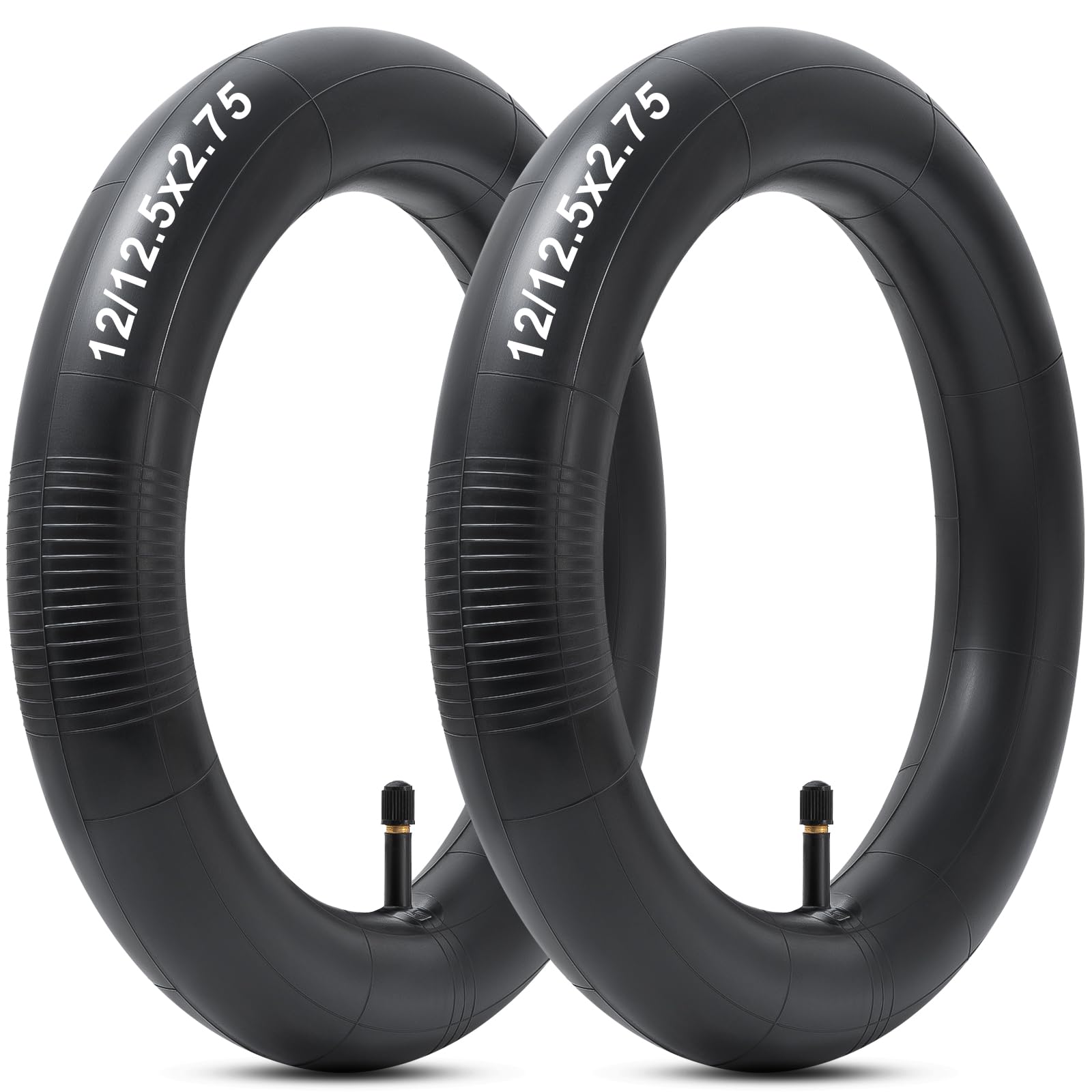 Photo 1 of Heavy Duty 12/12.5x2.75 Thickened 40% Inner Tube, 12 1/2 x 2.75 Tube with Straight Valve Stem for Razor MX350 MX400 ZR350 SX350 Mcgrath Dirt Bike Electric Mini Dirt Rocket Bike Gas Scooter(2 Pcs)