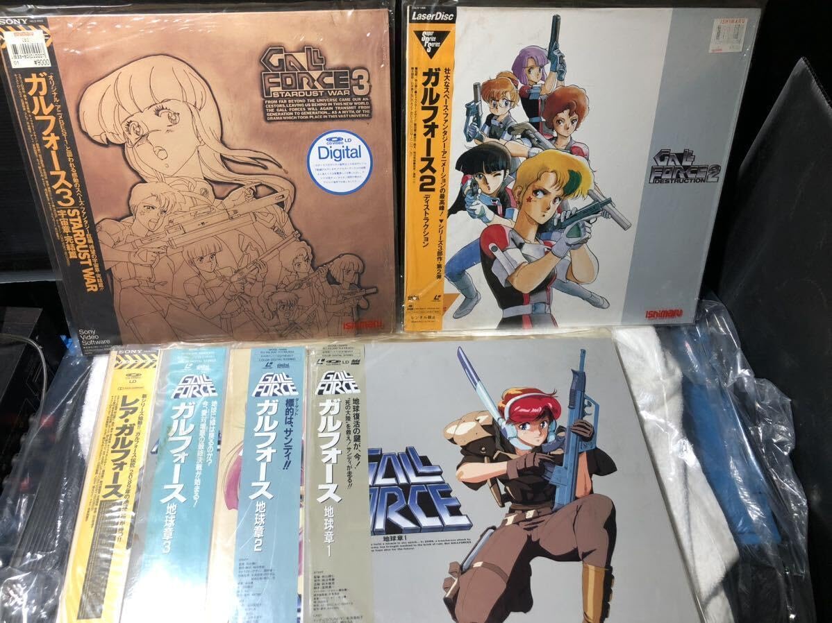 GALL FORCE【LD】レーザーディスク Yahoo!オークション - 中古 LD レーザーディスク ガルフォース