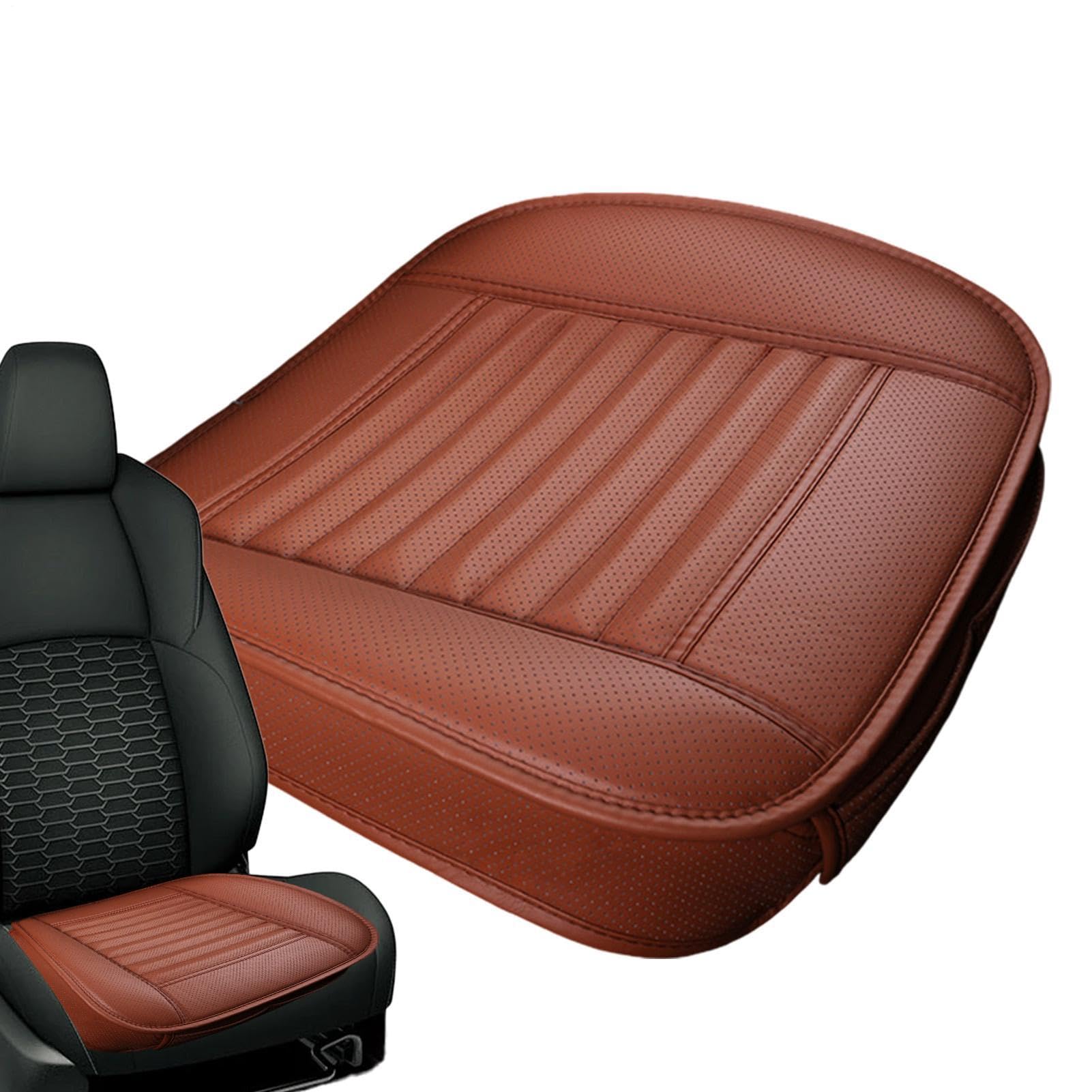 Alfombrilla para asiento de automóvil de cuero para tus viajes diarios en coche 8