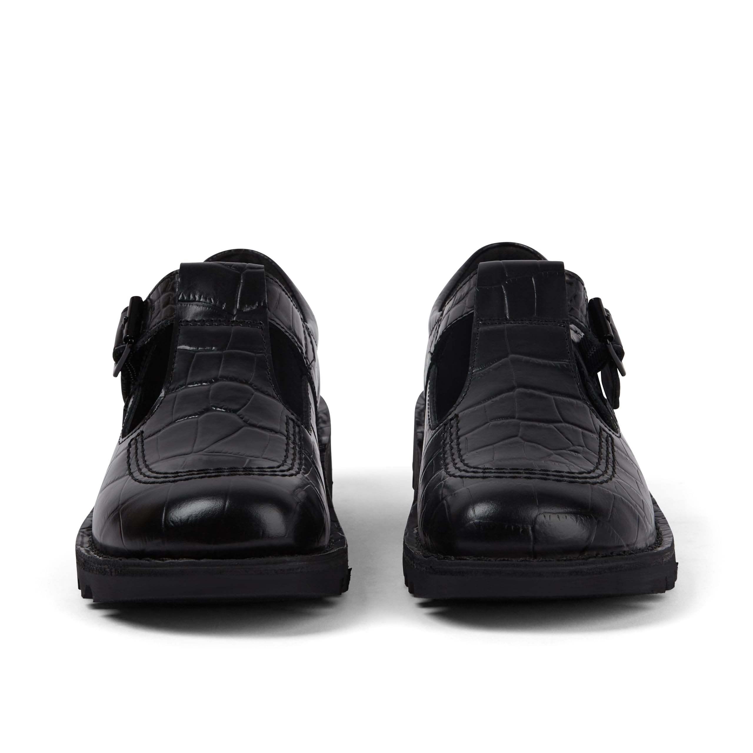 Kickers Kick T Bar Croc Leather, Scarpe Donna