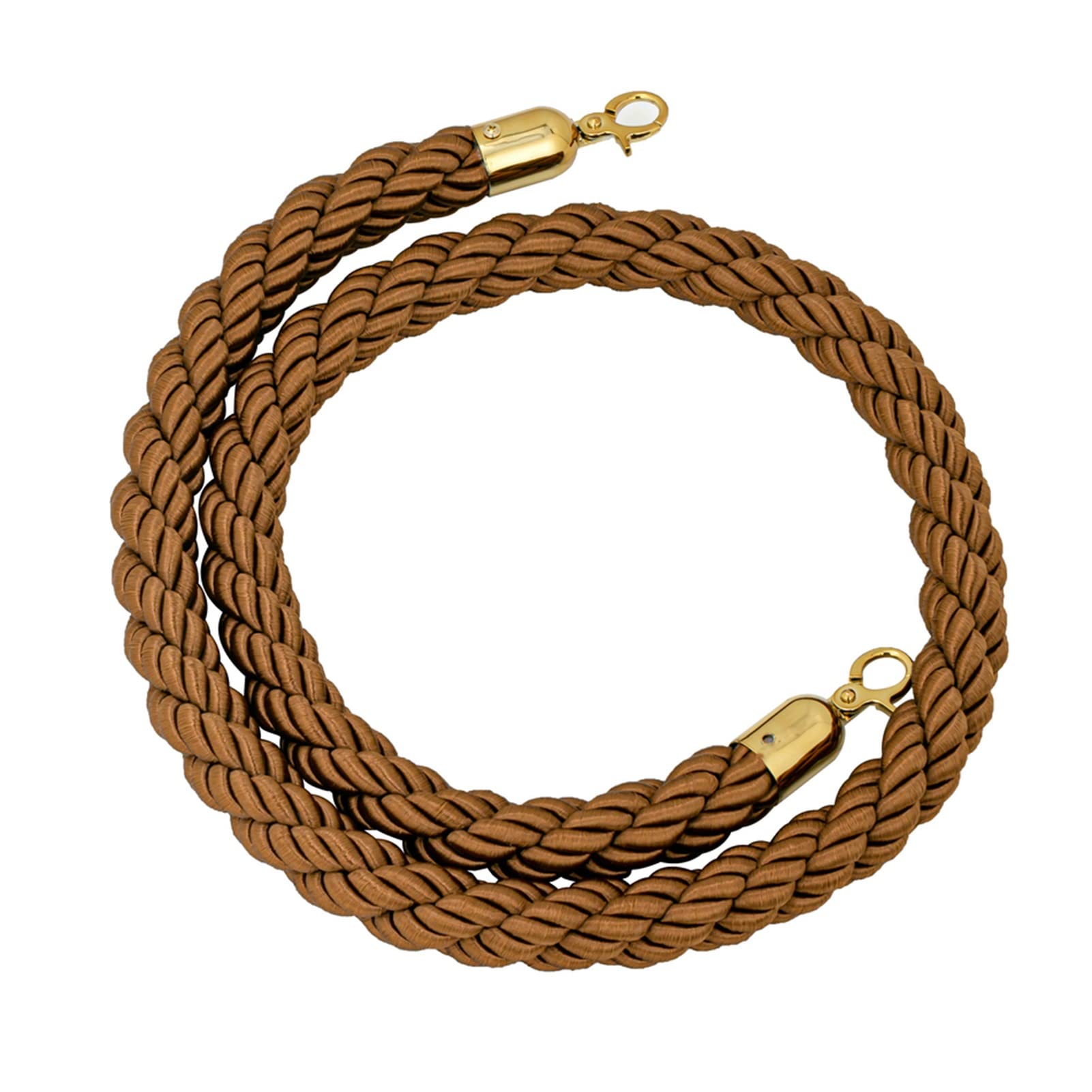 GDMDPTE Premium Black Velvet Rope with Glossy Hooks Woven Hemp for Crowd Control Ideal for Events Cinemas and Parties - 1 Piece