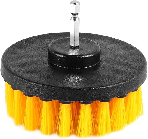 Miniatura 9 de Kichwit Cepillo eléctrico de 4 pulgadas, kit de limpieza para fregar azulejos, cepillo pequeño de 2 pulgadas incluido, herramienta de limpieza