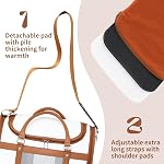 Premium Pet Carrier for Cats & Small Dogs, Stylish White & Brown PU Leather Travel Bag with Mesh Windows, Airline Approved Portable Pet Travel Carrier with Shoulder Strap, Ideal for Travel, Vet Visits
