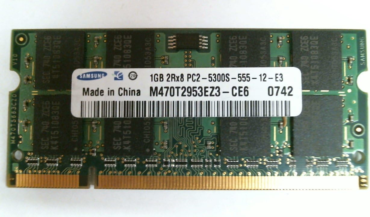 Pc2 5300s Ram Bus 667 2GB DDR2 2Rx8 PC2-5300S (BUS: 667MHz) Memory