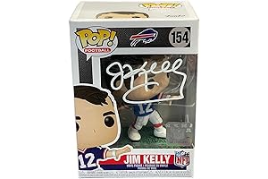 Jim Kelly Autographed Funko Pop - Officially Licensed Bills Collectible