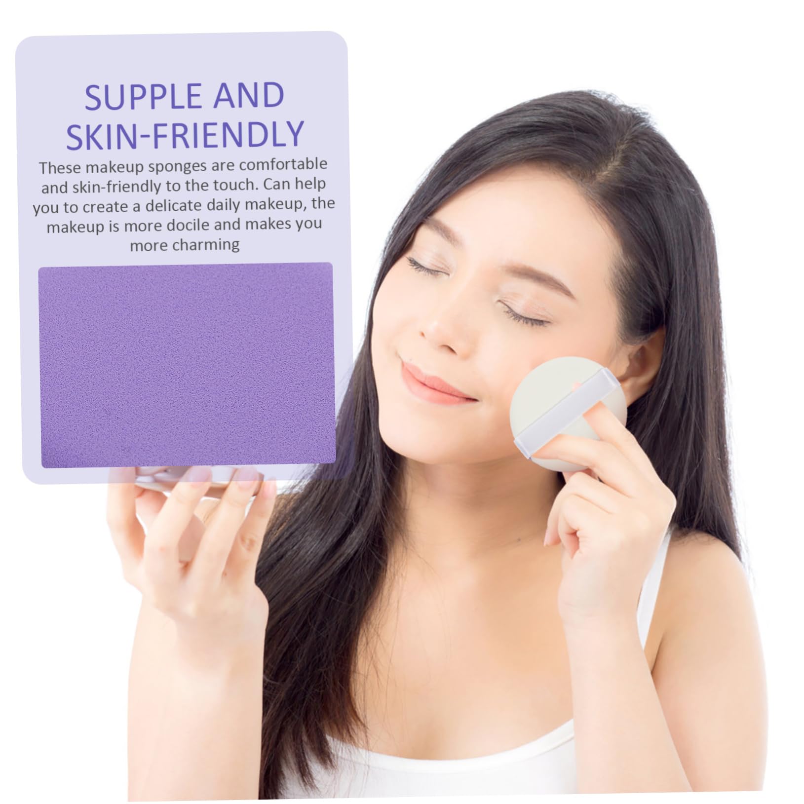 15 Juegos De Esponjas De Maquillaje Húmedas Y Secas Para Base, Aplicador De Polvos, Esponja Redonda Para Maquillaje, Suministros De Maquillaje, Esponja Pequeña Para Maquillaje,