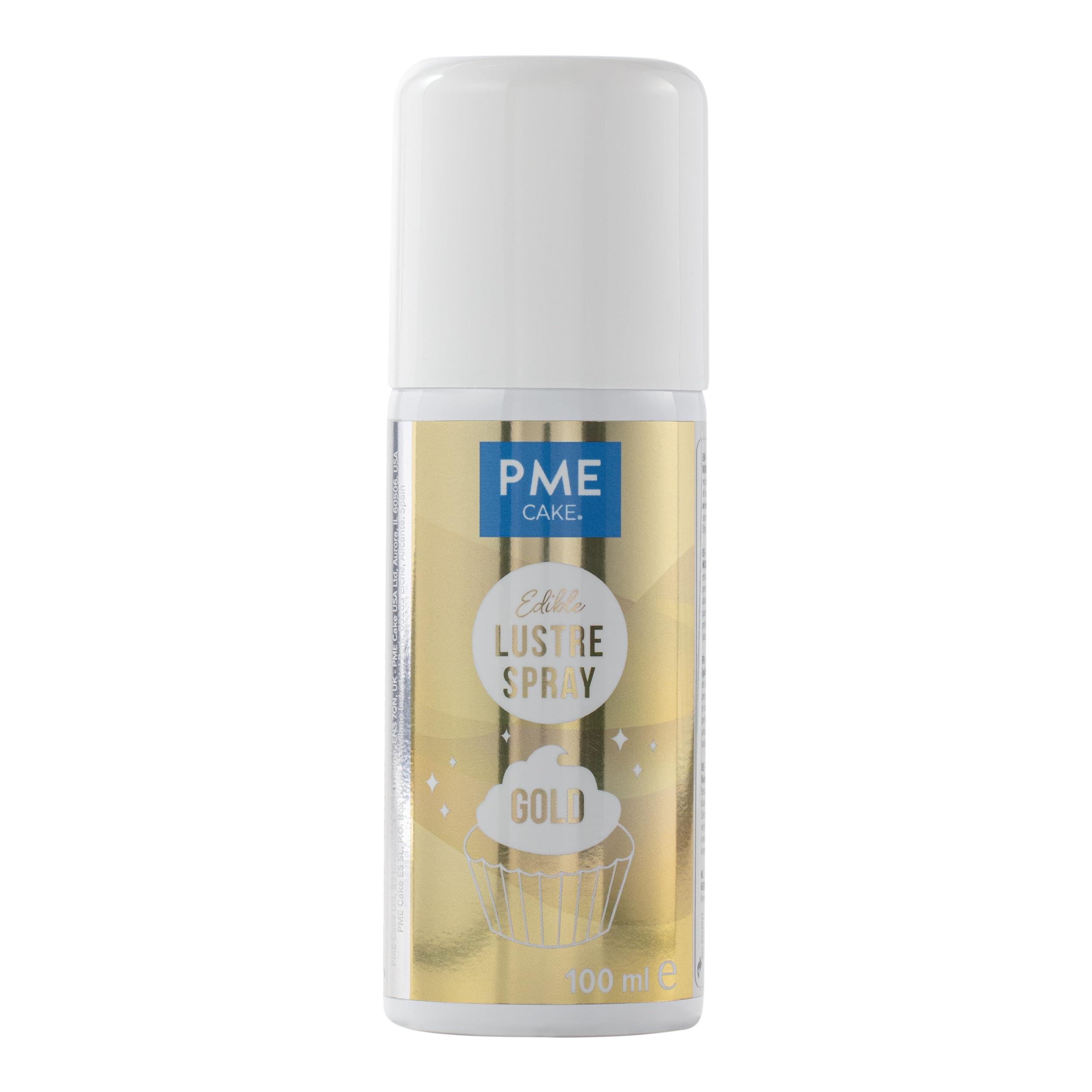 PME Edible Lustre Spray Gold 100 ml