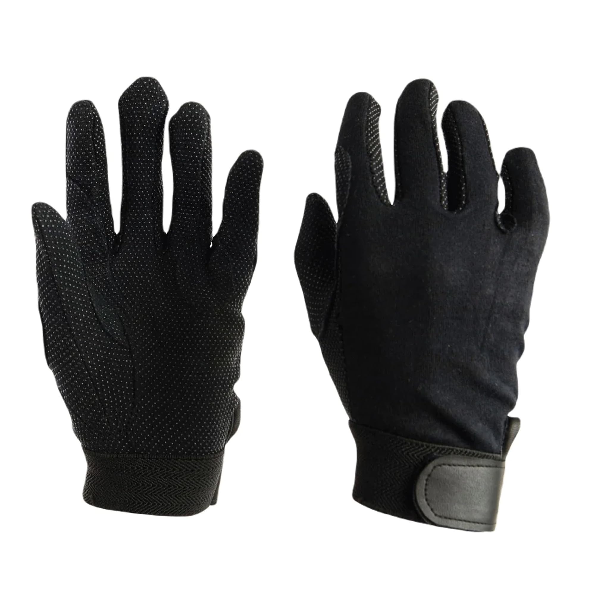 DUBLIN Childrens/Kids Track Riding Gloves (One Size) (Black)