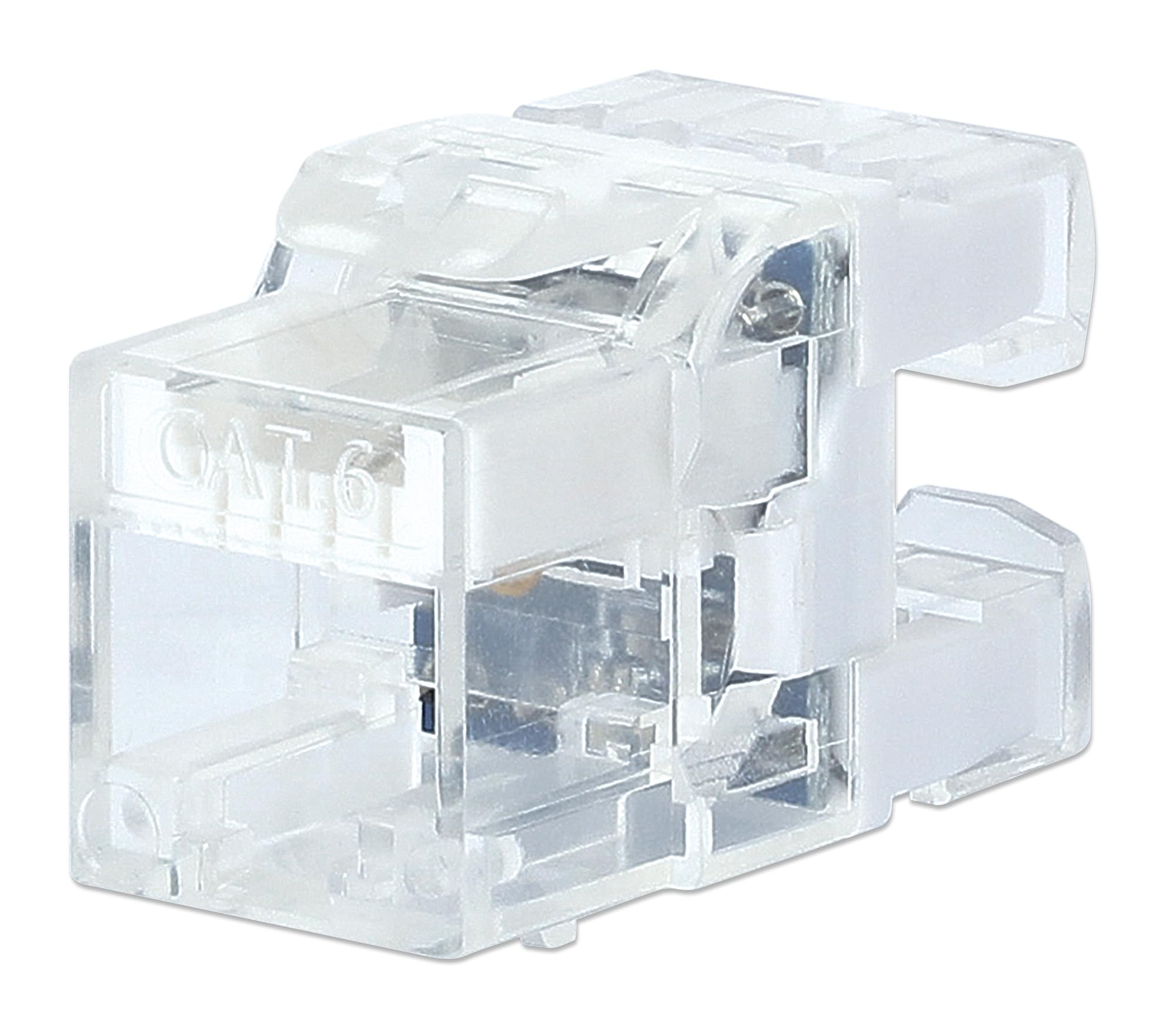 Amazon.com: Intellinet Cat6 LED Keystone Jack 25-Pack Transparent