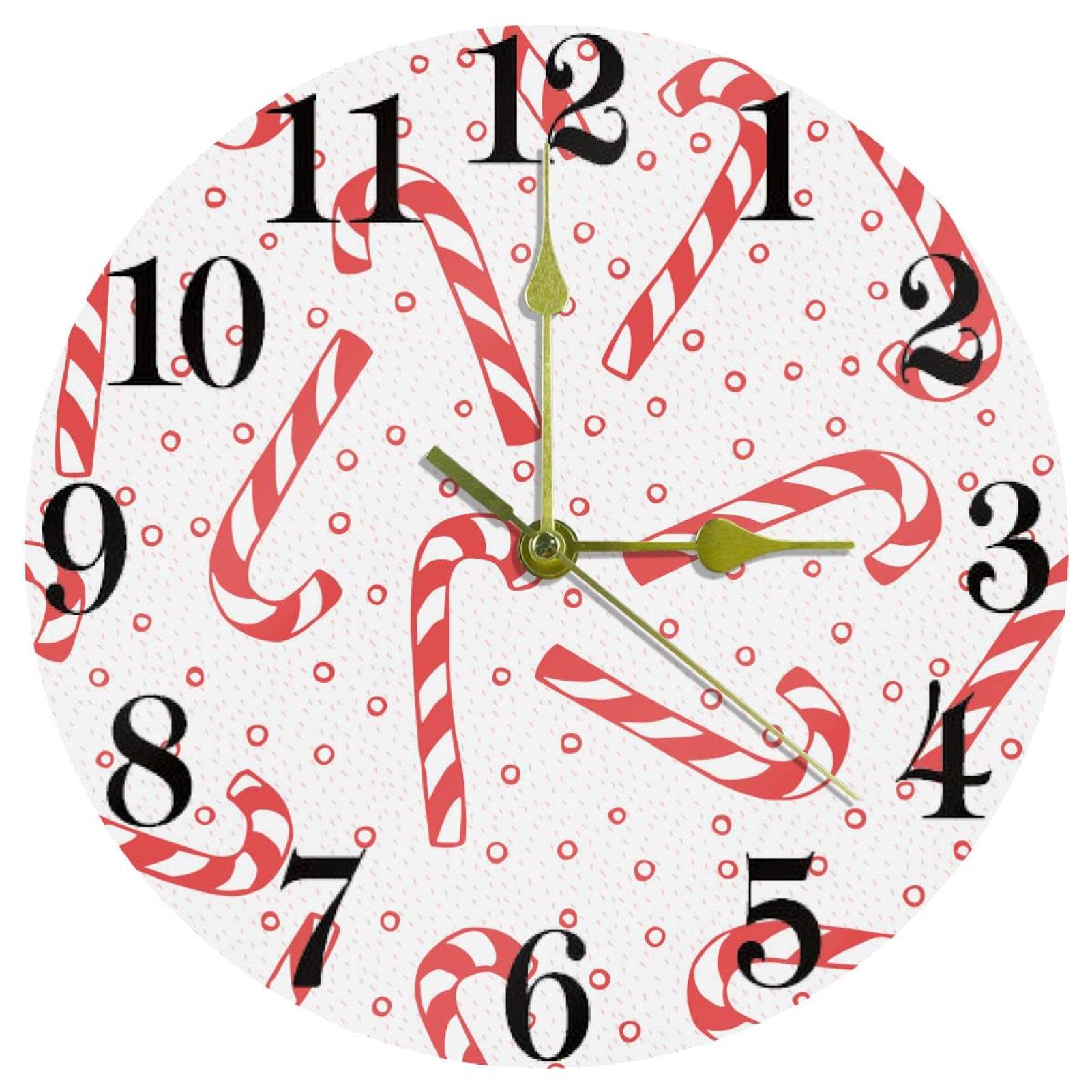 Horloge murale silencieuse pour retrouver le sommeil sans tic-tac dans la chambre