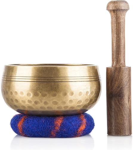 Ohm Store Set de cuenco estilo tibetano para yoga y meditación