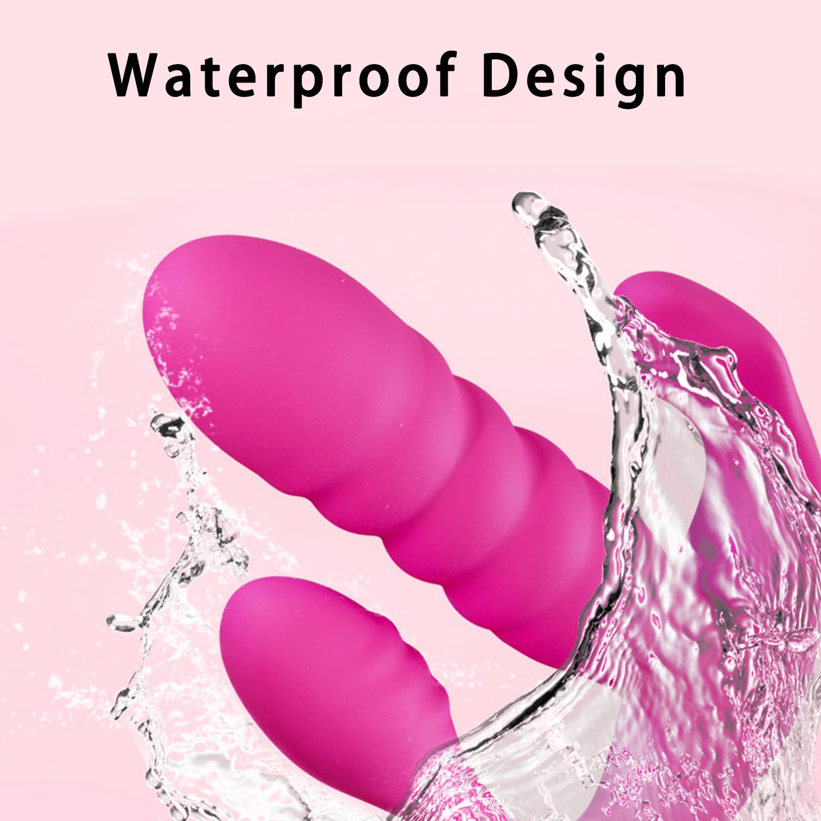 Vibrating Panties Wearable Vibrator Thrusting Dildos Anal Vibrators with Remote Control 3 in 1 with 3 Thrust Modes 10 Vibration Modes G-Spot Butterfly Vibrator for Women Couples Adult Sex Toys