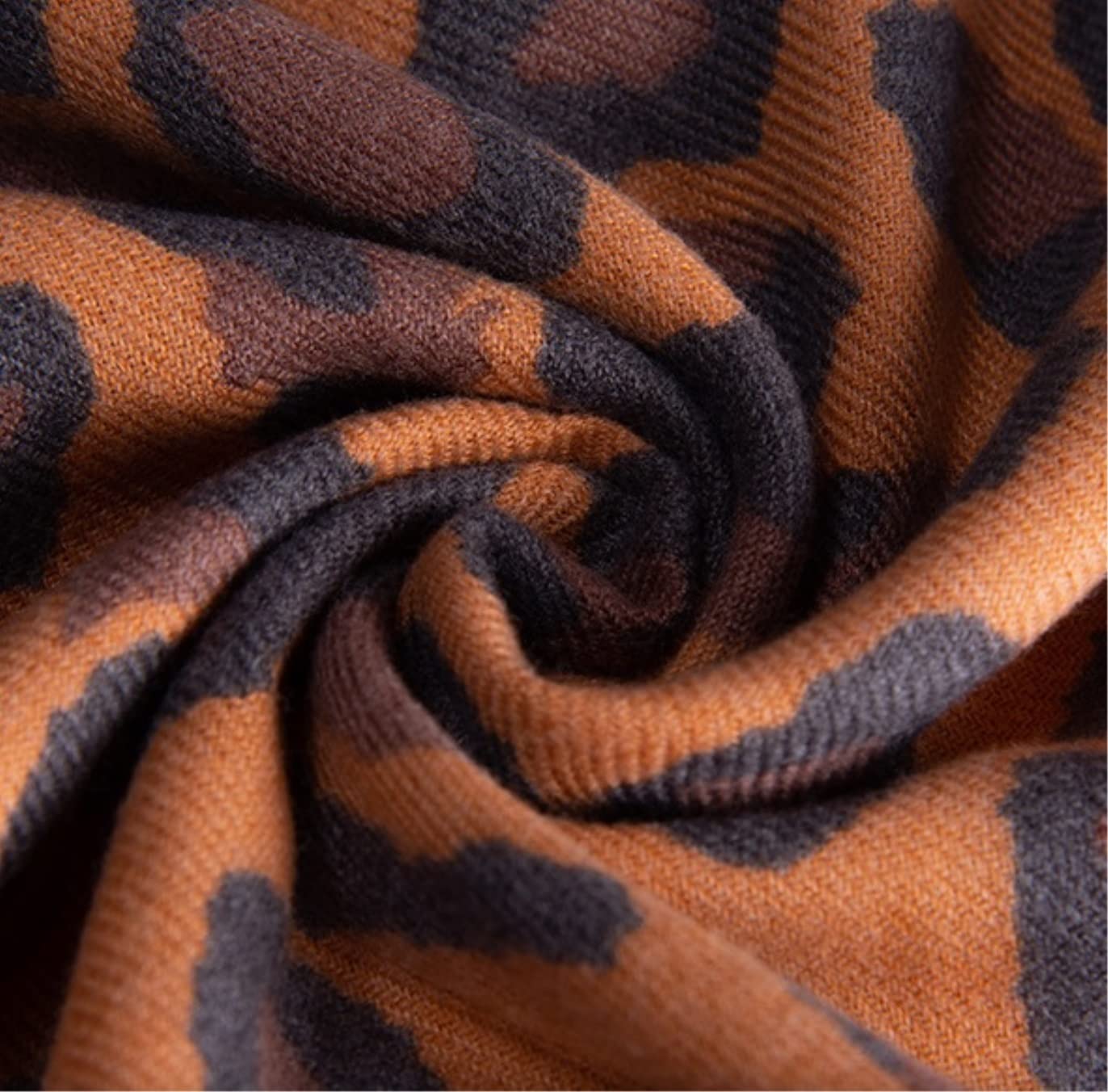 Bufanda Chal Bufanda De Invierno Estampado De Leopardo Mujer Bufanda Chal Cuello Cálido Para Dama Suave y Cálida