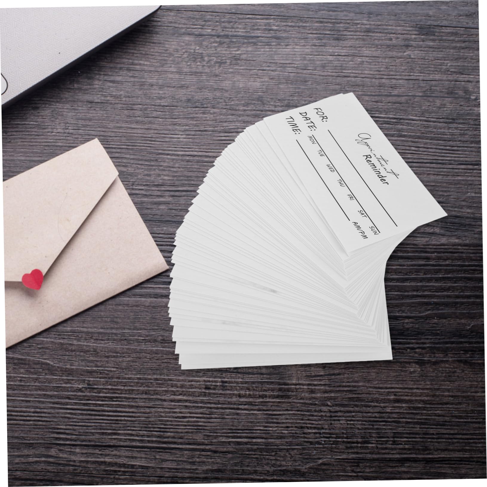 Biglietti Appuntamenti Cherry - 150 Pezzi, 85x55mm, 350g/mq, In Scatola, Nero Su Bianco