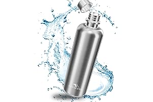 MATE OF STEEL® Plastic Free 35oz Bottle for Soda Stream - Leakproof...