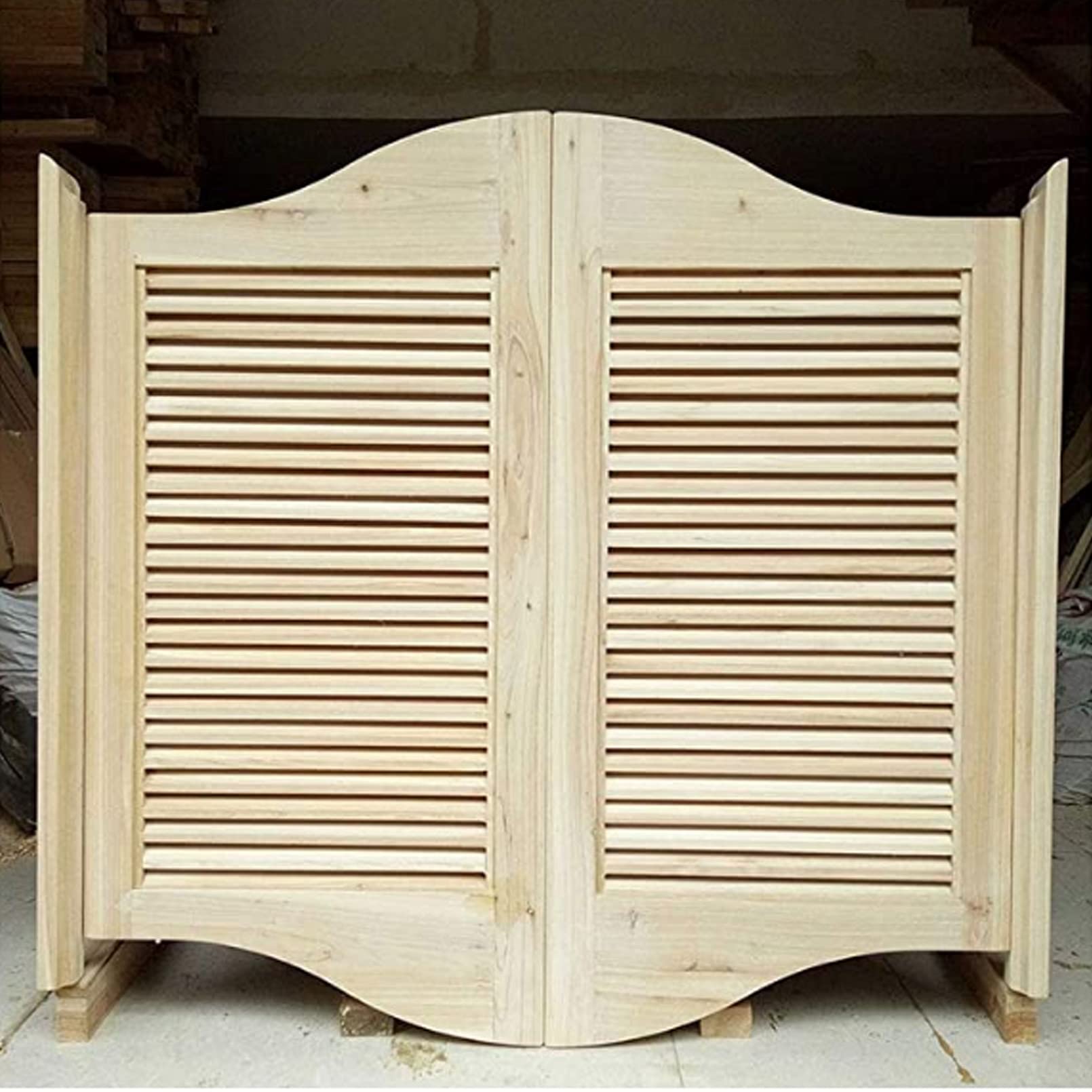 Cloison de cuisine de jardin en bois pour bloquer les regards sans occulter la lumière