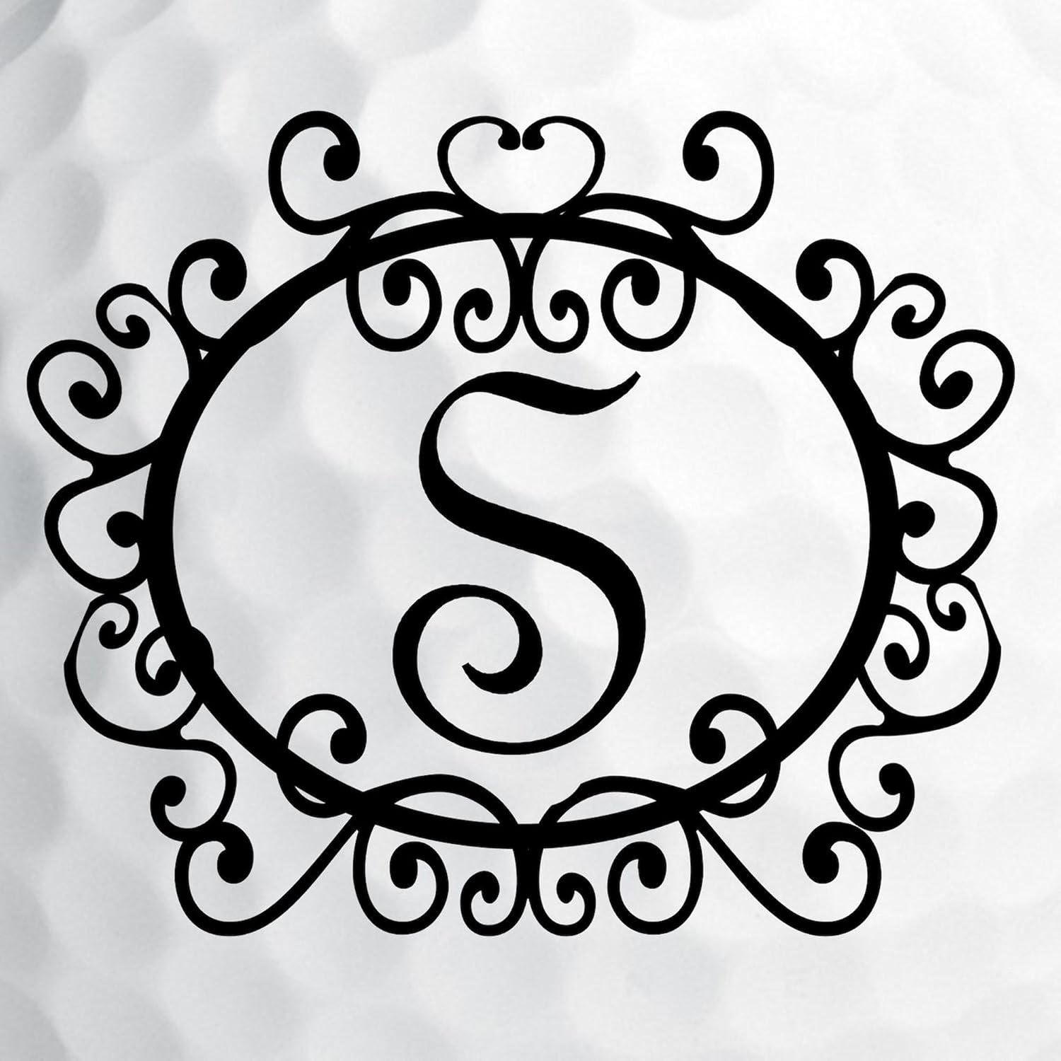 CafePress Letter S Monogram Novelty Golf Balls (Pk of 12)