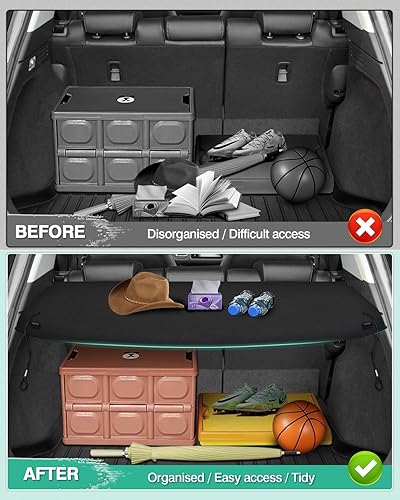 Miniatura 19 de Powerty Cubierta de carga para Lexus CT200h 2011-2017 Accesorios Cubierta de maletero retráctil Cubierta de blindaje de maletero Cubierta