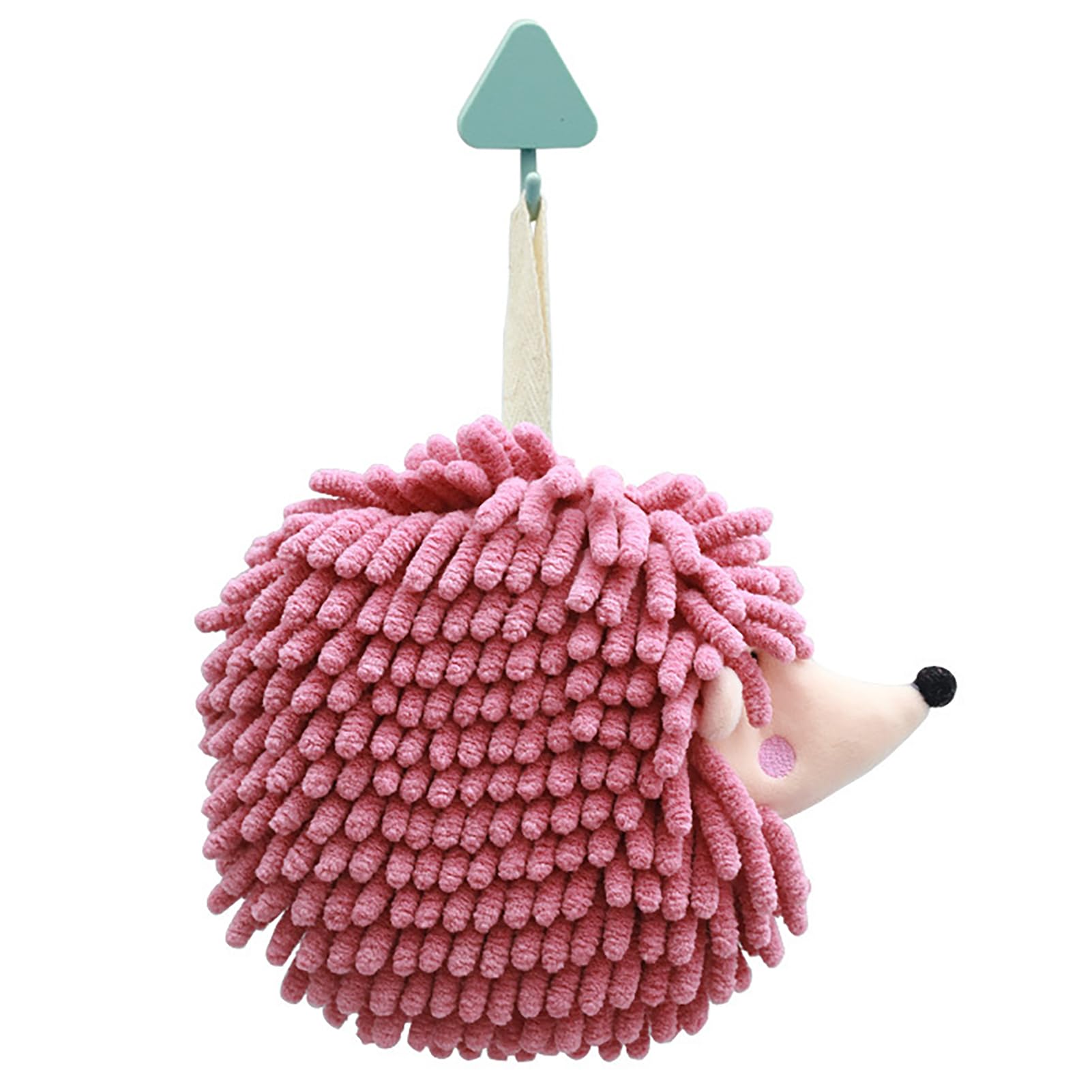 Asciugamani in microfibra di ciniglia, ad asciugatura rapida, assorbenti e decorativi, con cordino, ad asciugatura rapida, per bagno e cucina (set da 6)