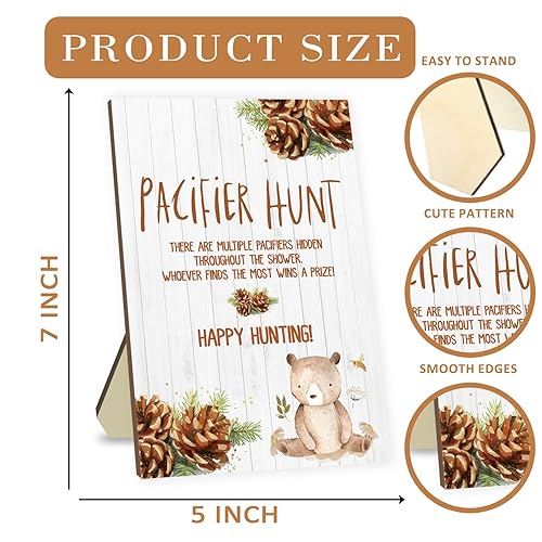 Miniatura 2 de Juego de caza de chupetes para baby shower, divertidos juegos de caza de chupetes para baby shower, juego de baby shower, lindo tablero de caza de