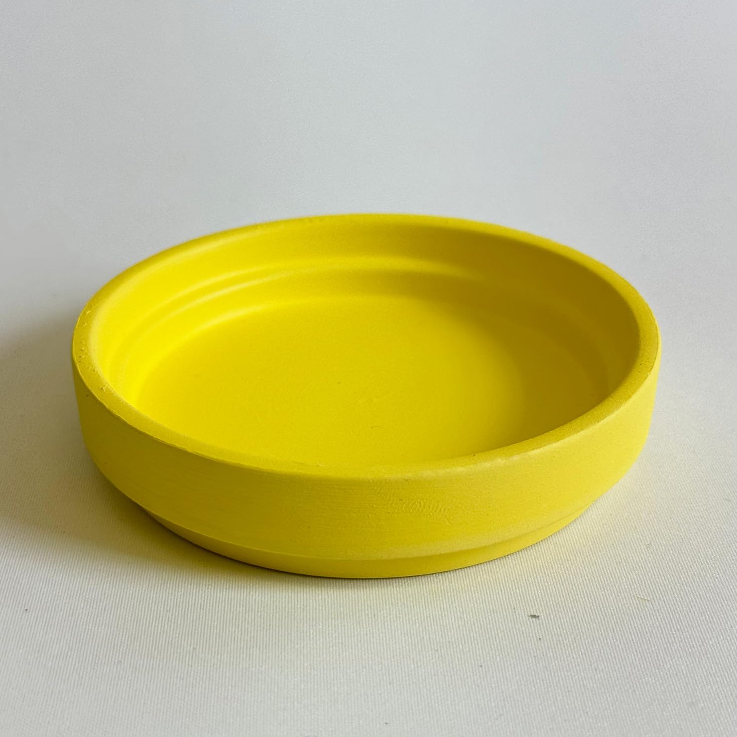 WPL Gifts Love Plants Small Flower Planter Pots - Fun Quotes & Humour in Pastel Colours - with Optional Coaster Add On - Perfect Floral Home Decor (Pot Coaster - Yellow)