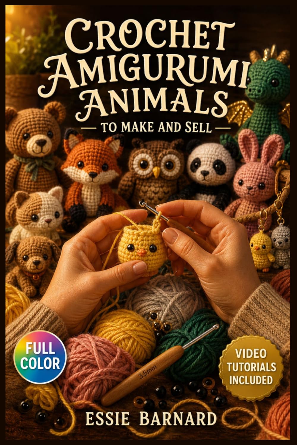 CROCHET AMIGURUMI ANIMALS TO MAKE AND SELL: An Easy-to-Follow Guide to Essential Amigurumi Techniques, Confident Joining and Finishing, and Creating Irresistible … | Video Tutorials Included