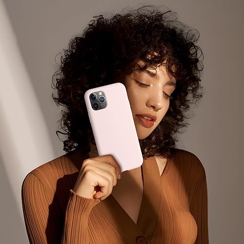 Miniatura 9 de AOTESIER Funda diseñada a prueba de golpes para iPhone 11 Pro forro de microfibra suave antiarañazos con funda de silicona líquida, protección