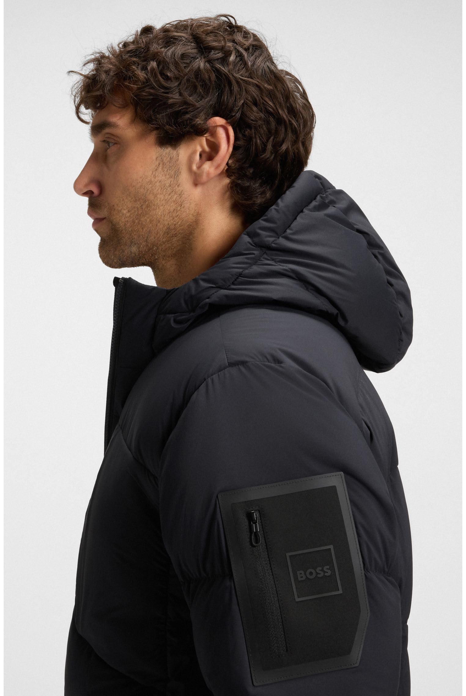 BOSS Herren Ow_riplite Puffer Hd Parka