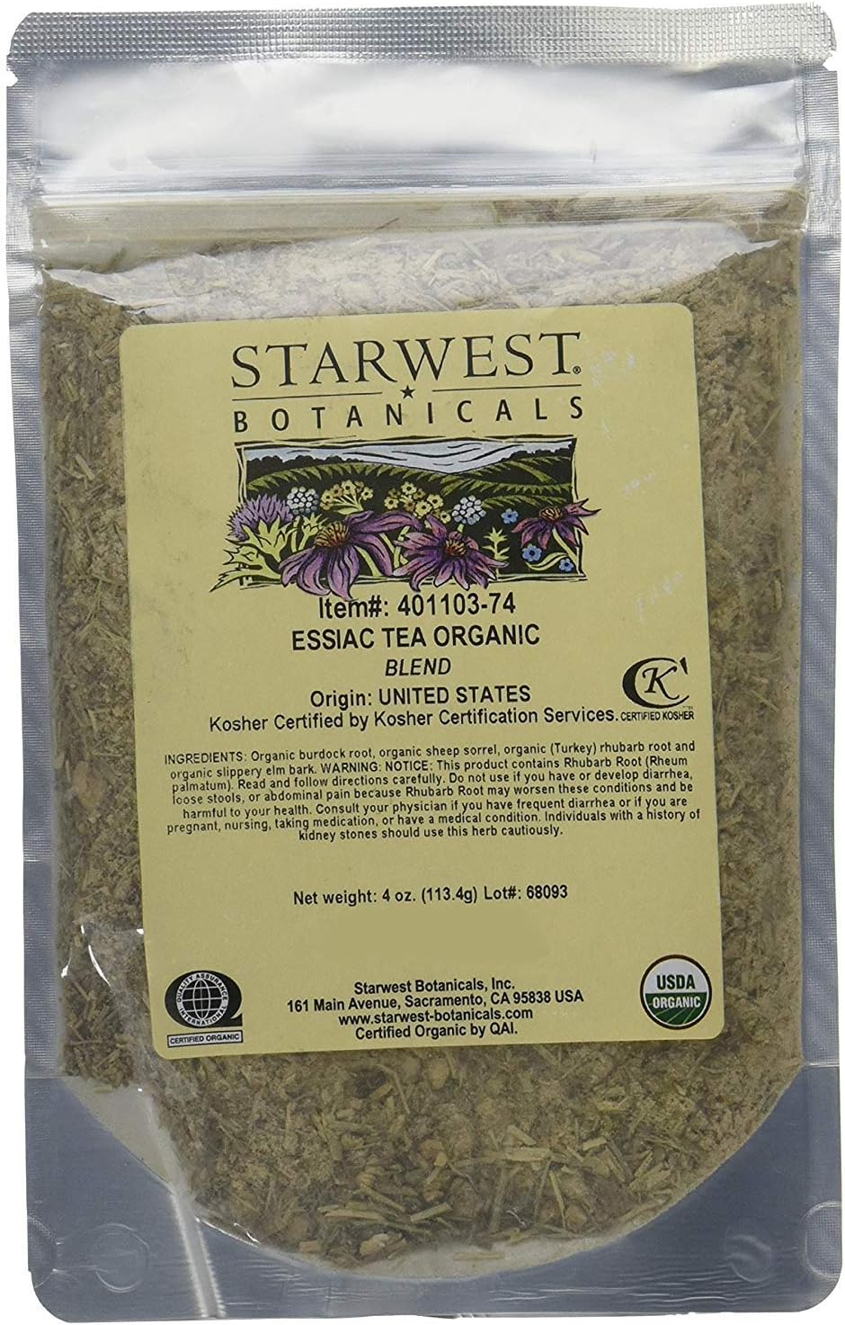 Organic Essiac Tea