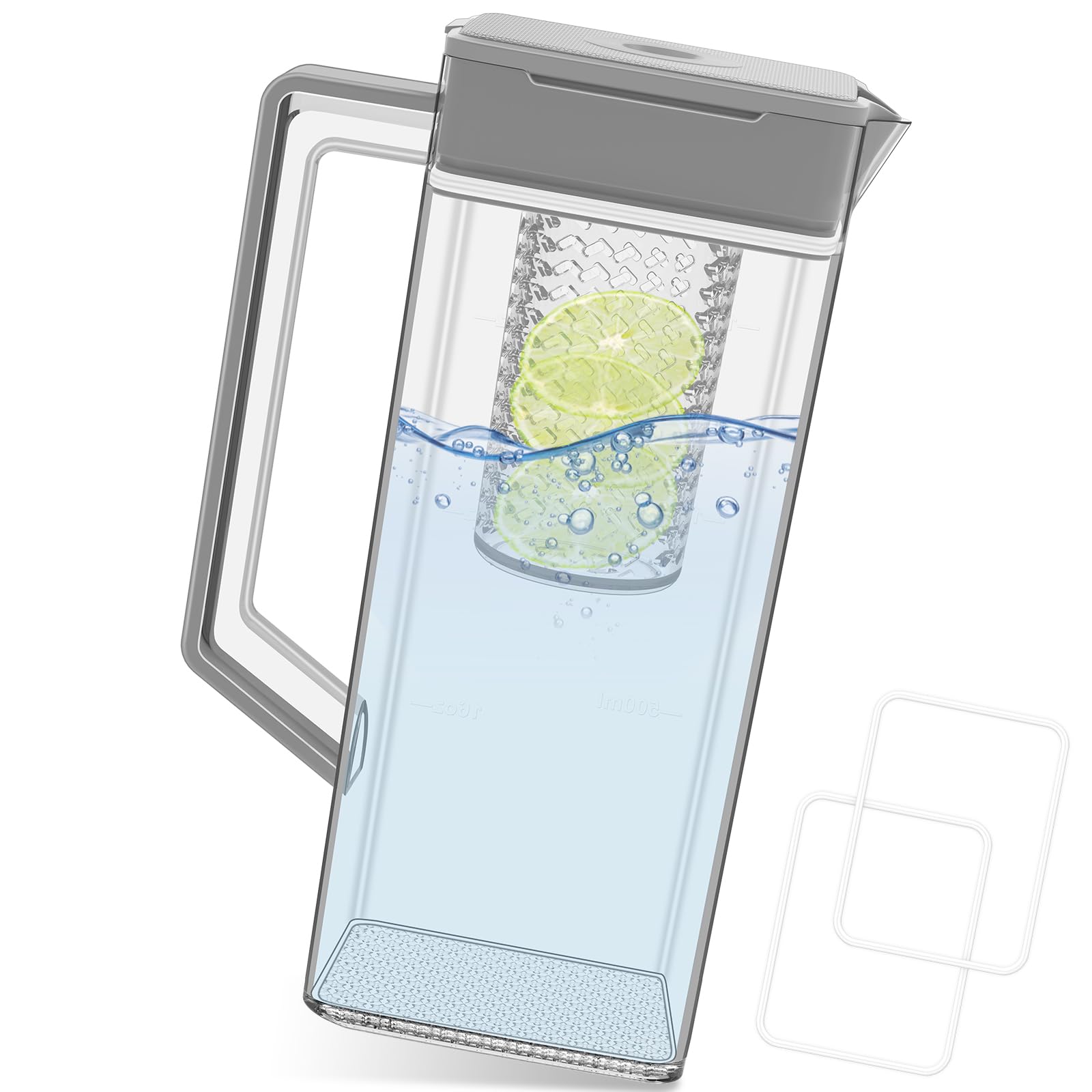Photo 1 of Upgraded DA97-21261H Refrigerator Water Pitcher Compatible with Samsung Fridge Water Pitcher RF30BB620012AA RF29BB8200QLAA RF23BB8200QLAA RF24BB660012AA Samsung Bespoke Pitcher Replacement Water Tank