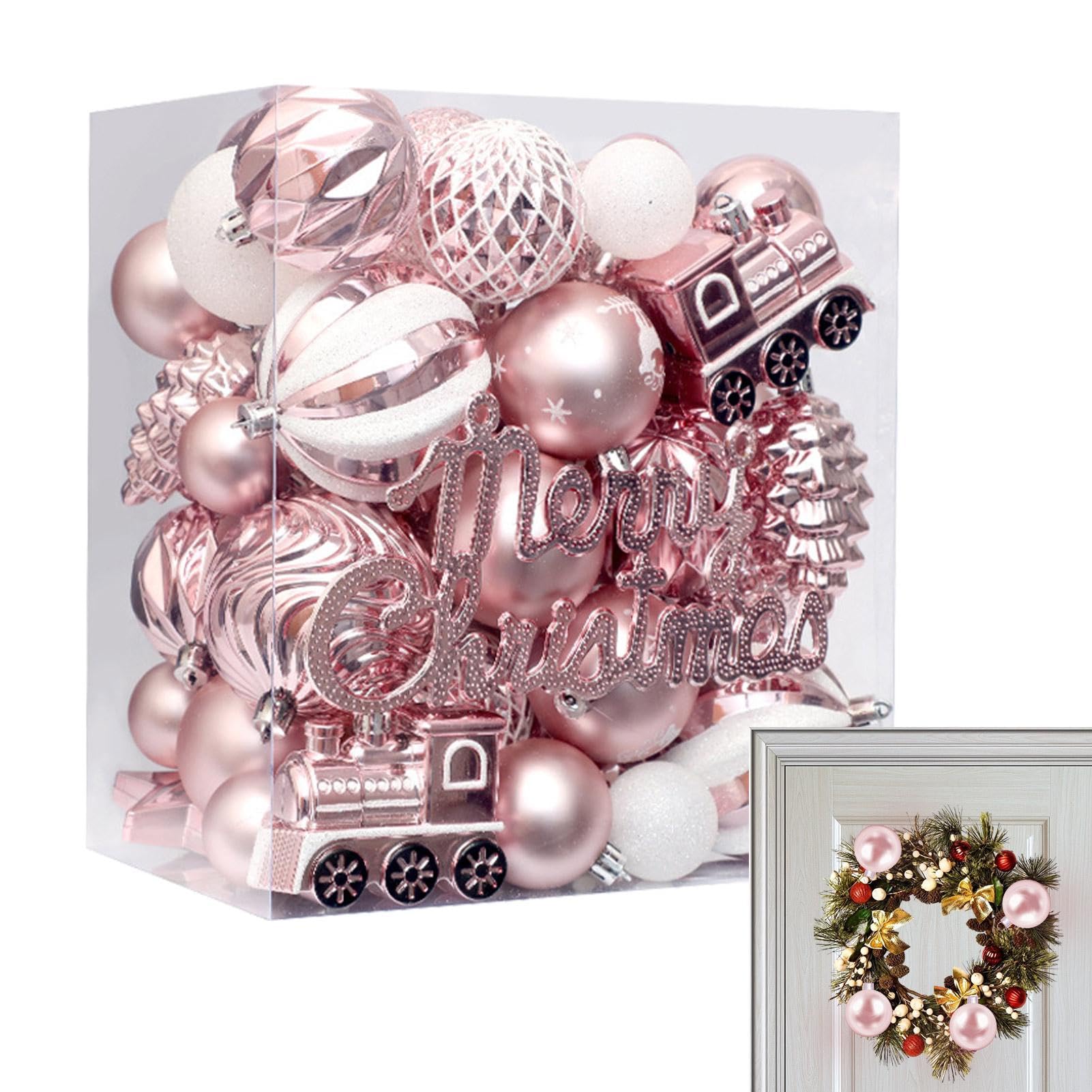 Ensemble De Boules De Décoration d'arbre De Noël - Boules Incassables | Décorations d'arbre De Noël | Décorations d'arbre d'halloween, Ornements De Noël, Ornements Décoratifs pour De