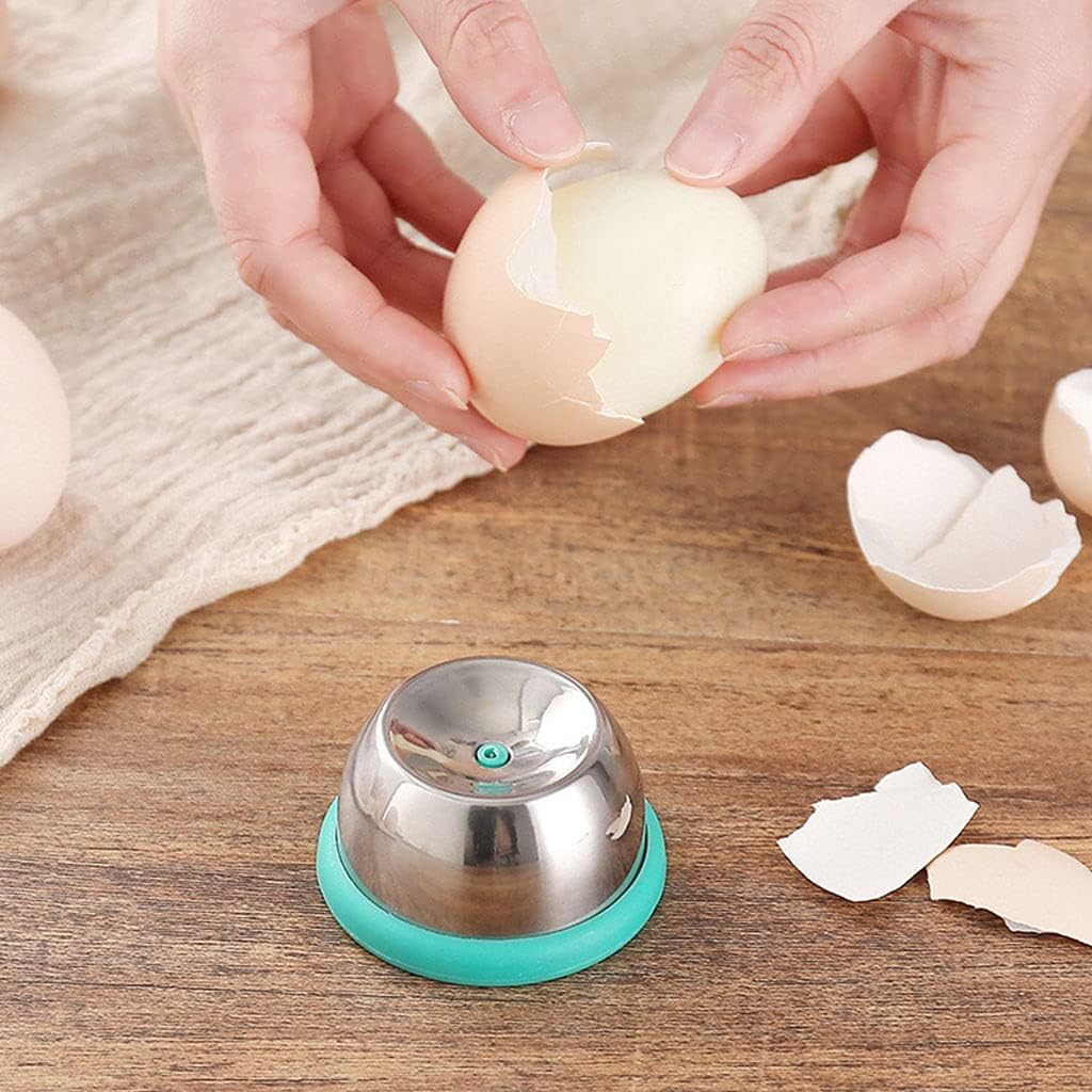 2 Pack Egg Piercer for Raw Eggs, Stainless Steel Egg Separator Egg Hole Puncher Tools with Black Anti-Slip Base to Get Good Hard Boiled Eggs for Home and Commercial Kitchen Utensils & Gadgets