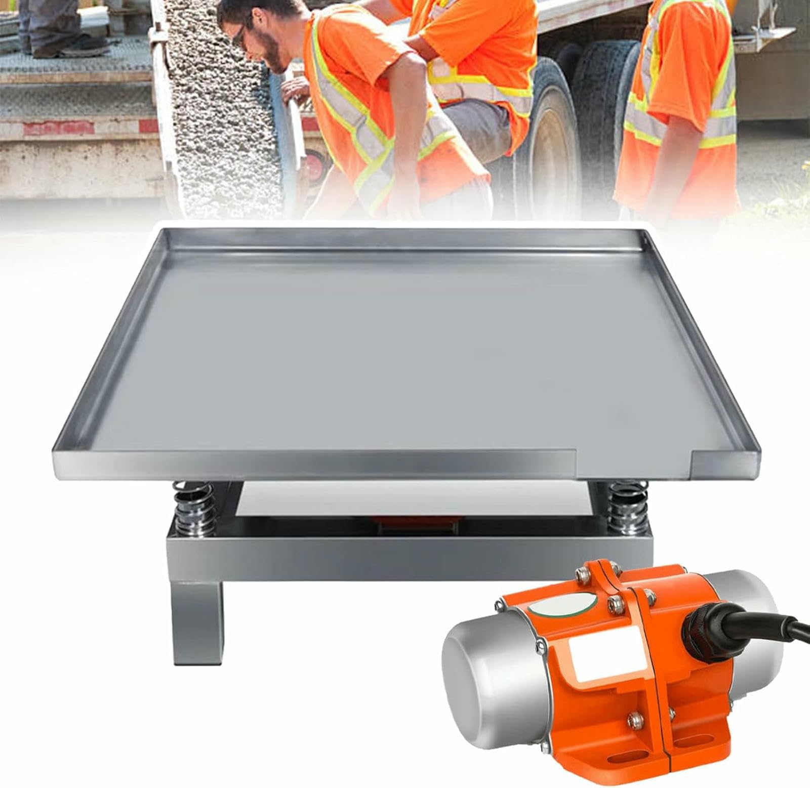 Table vibrante en béton avec agitateur électrique de précipité pour moule