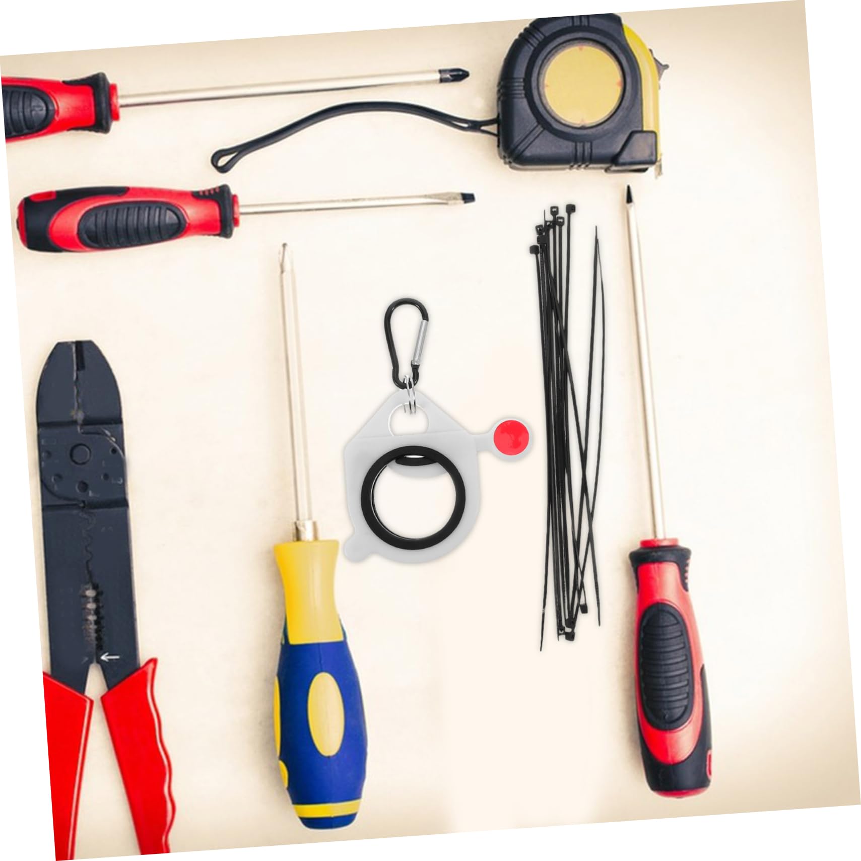 HOMOCONO Glow Dark Cable Tie Storage Holder Reusable Zip Tie Organizer for Efficient Luminous Safety for Tidy Spaces