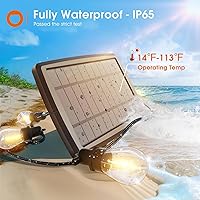 Vista 4 de addlon Luces de Cadena Solares de 78 (72+6) Pies para Exteriores Impermeables con Puerto USB y Control Remoto Luces Solares para Patio de Larga
