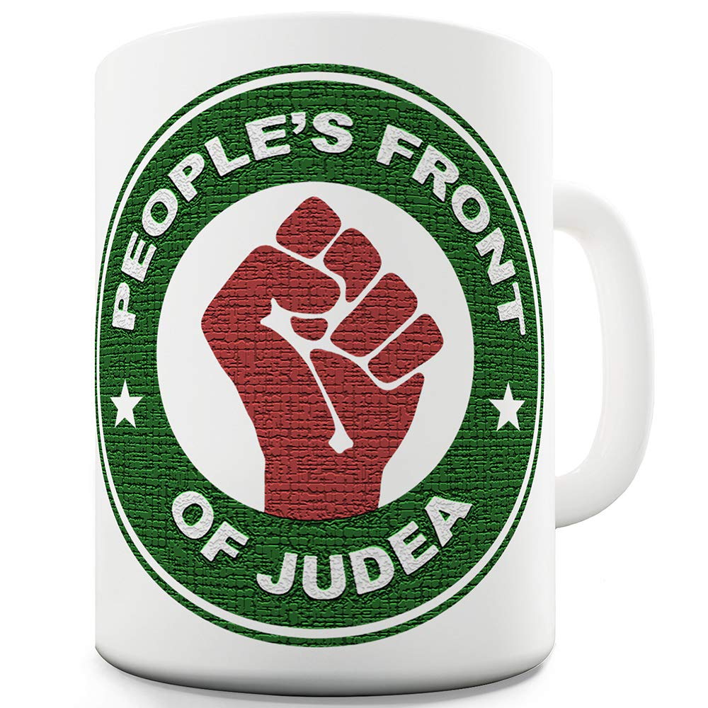 People Front Of Judea 15 OZ Ceramic Funny Mug
