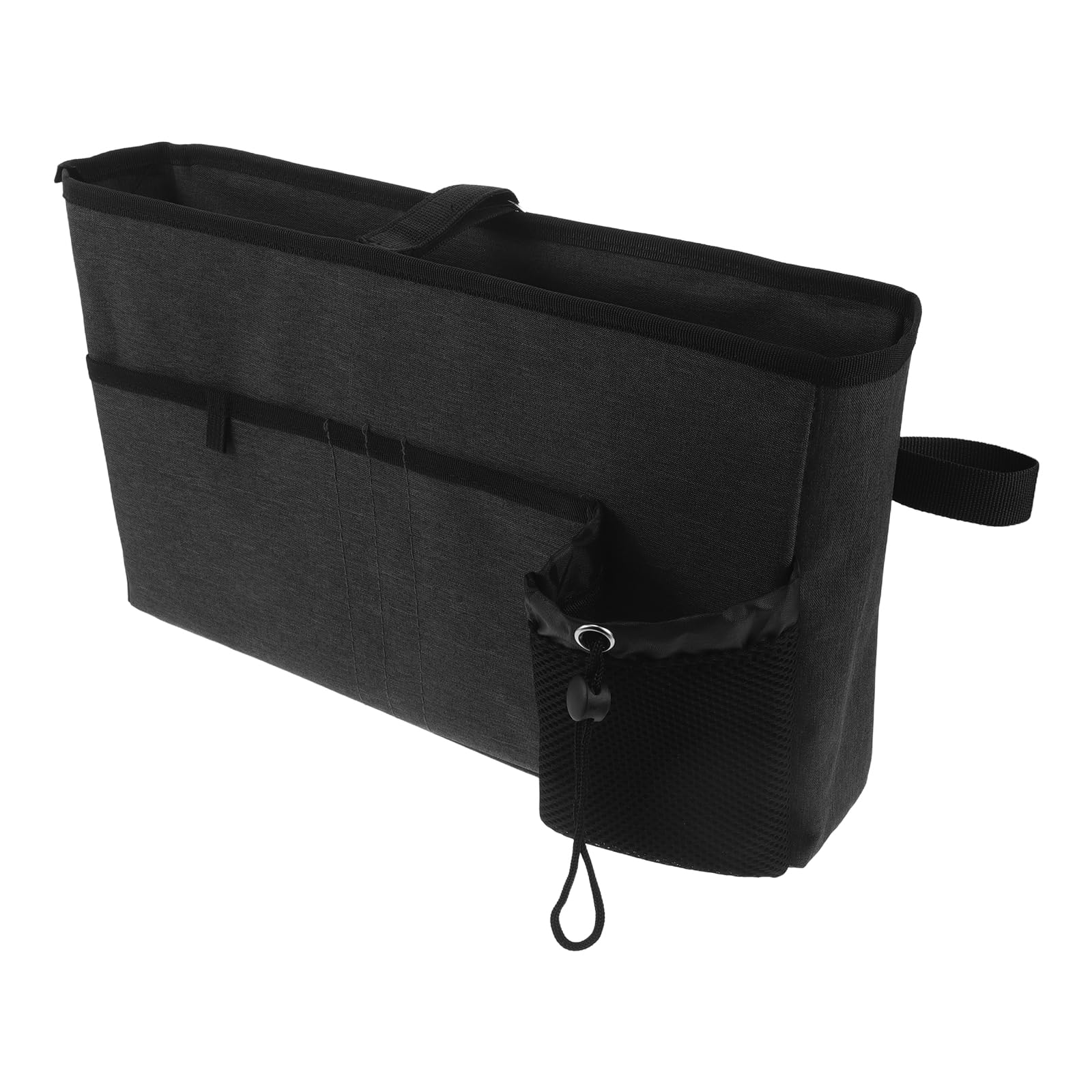 Bolsa de Almacenamiento para Andador Negro de Poliéster | Gran Capacidad, Múltiples Compartimentos, Acceso Rápido y Diseño Portátil para Salidas y Uso Diario