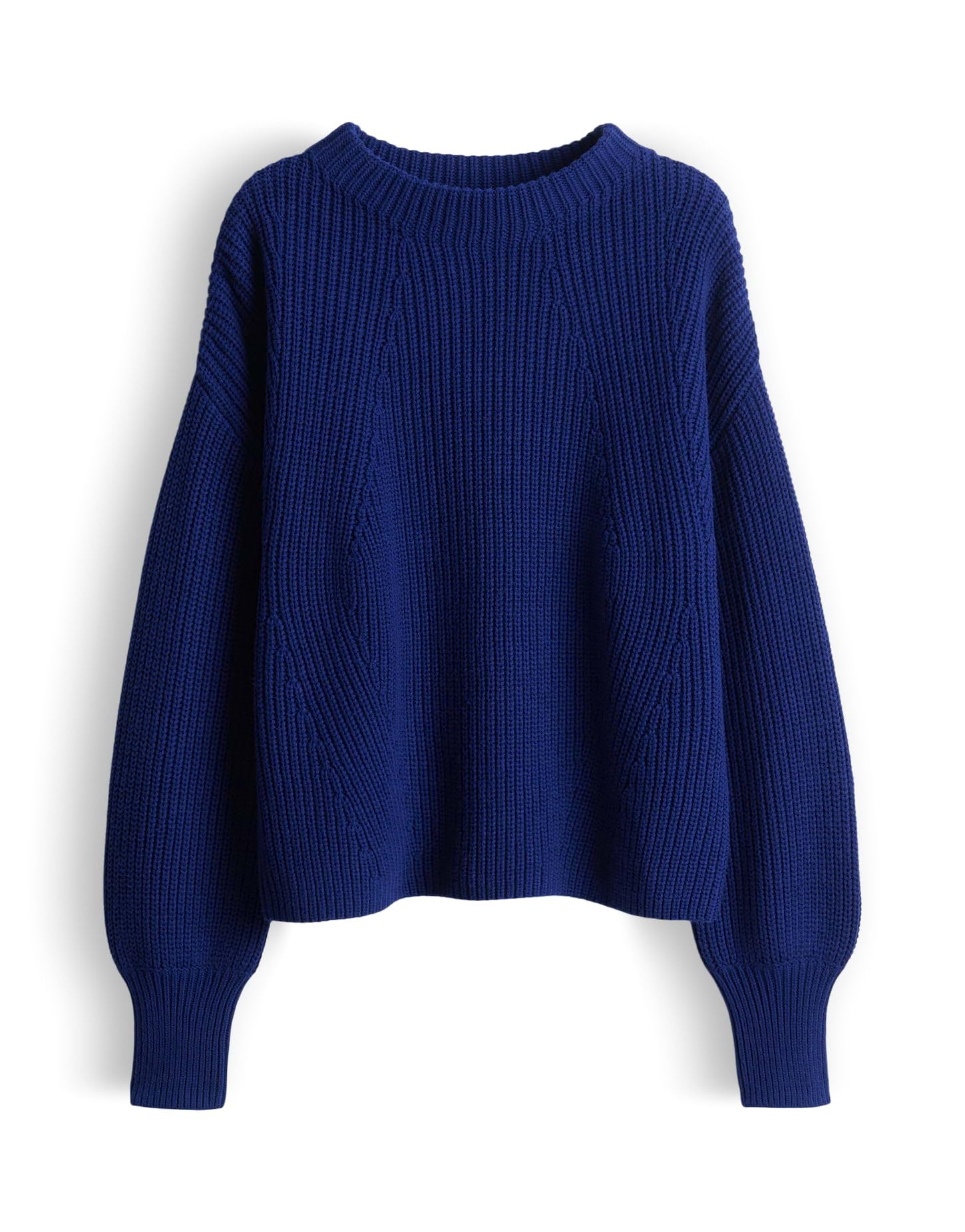 someday Damen Pullover | Tellina Texture Regular Strickpullover im Baumwollmix
