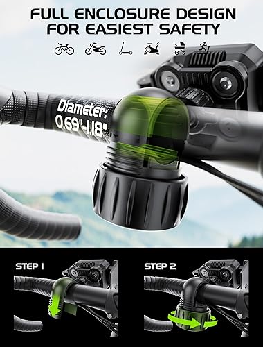 Miniatura 4 de Soporte para teléfono de bicicleta, compatible con cámara militar antivibraciones Soporte de teléfono de motocicleta, bloqueo 1S Soporte de teléfono