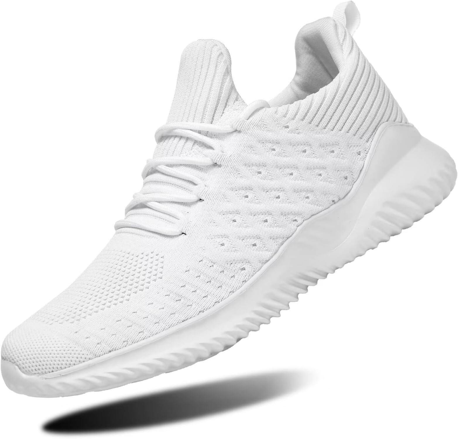 KvovzoMens Running Shoes Slip on Tennis Walking Sneakers Casual Mesh Breathable Lightweight Work Gym Sport Shoes