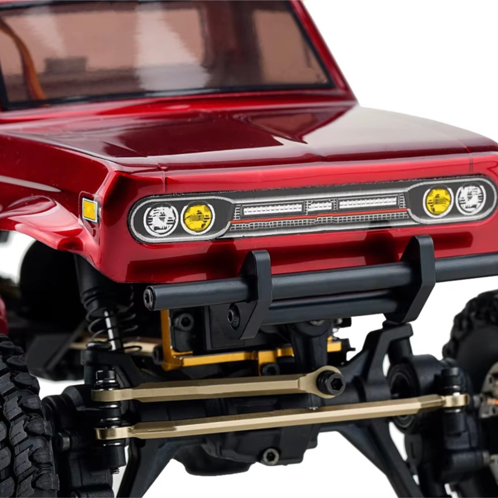 Per Redcat Per Ascent-18 Per Rock 1/18 Alluminio Anteriore Paraurti Posteriore Set RC Crawler Auto Aggiornamenti Parti Accessori Componenti RC Ricambi Modellismo