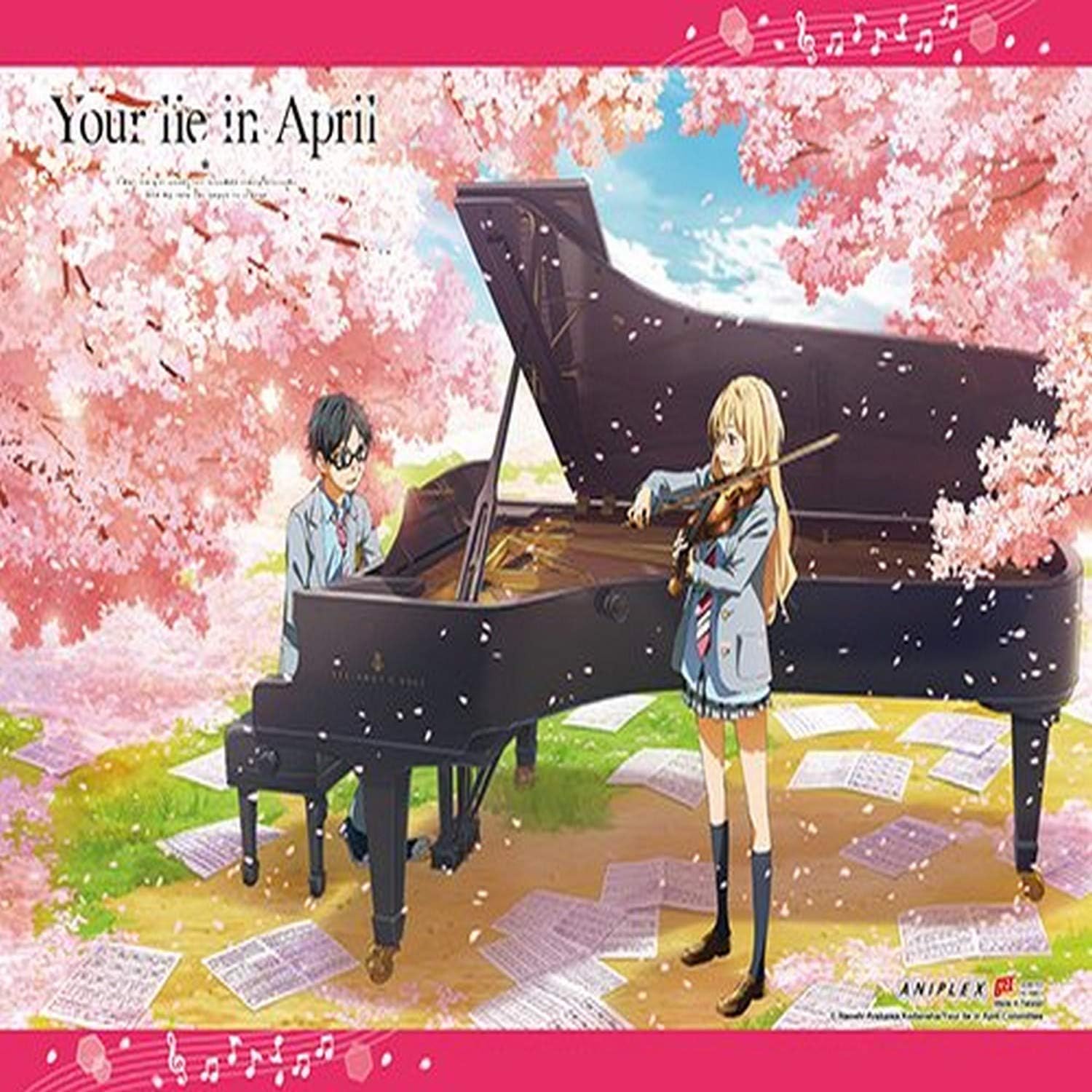 Great Eastern Entertainment 86703 Your Lie in April Spring Wall Scroll