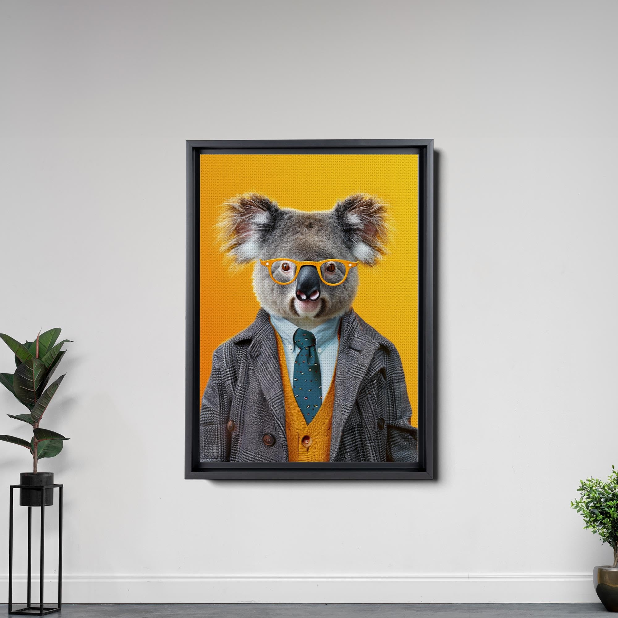 美品】Koala Momo 長袖シャツ 絵画 アート 美品】Koala Momo 長袖