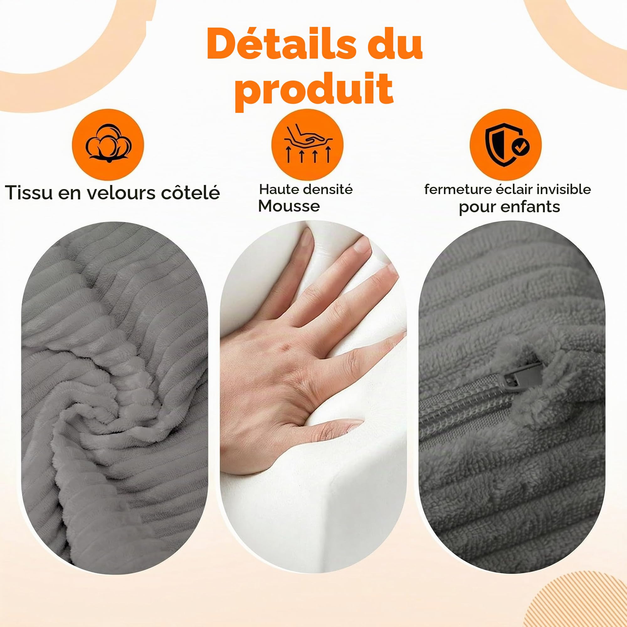 MeMoreCool Canapé en Velours Côtelé pour Enfants, Chaise-Lit Pliante pour Tout-Petits, Fauteuil Canapé Pliable pour Enfants pour Salle de Jeux, Fauteuil Inclinable Convertible Confortable pour Bébé