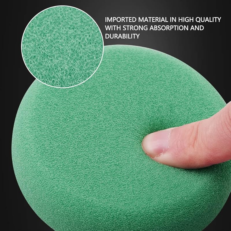 SPTA 29pcs Drill Buffing Pad Detail Polishing Pad Mix Size Kit with 5/8-11 Thread Backing pad & Adapters for Car Sanding, Polishing, Waxing (29Pcs Mini Polishing Pad Set2)